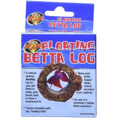 Zoo Med Floating Betta Log - Fish Decoration - 7cm Zoo Med Floating Betta Log - Fish Decoration - 7cm