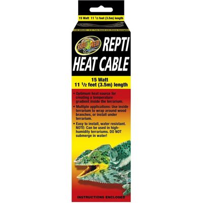 Câble Chauffant Zoo Med 15W - Chauffage pour Reptiles - Publicité Câble Chauffant Zoo Med 15W - Chauffage pour Reptiles - Publicité