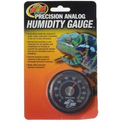 Zoo Med Hygrometer Analog - Reptile, Heaters, 100g Zoo Med Hygrometer Analog - Reptile, Heaters, 100g