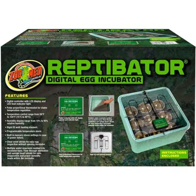 Zoo Med Digital ägginkubator - Reptiläggeinkubator Zoo Med Digital ägginkubator - Reptiläggeinkubator