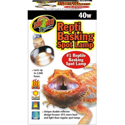 Zoo Med Repti Basking Spot Lamp 40 W - Riscaldamento per rettili Zoo Med Repti Basking Spot Lamp 40 W - Riscaldamento per rettili