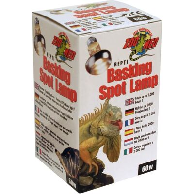 Zoo Med Reptiel Verwarmlamp - 60W Basking Spot Zoo Med Reptiel Verwarmlamp - 60W Basking Spot