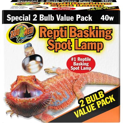Zoo med Repti Basking Spot Lamp 40W - Reptile/Amphibian Lighting Zoo med Repti Basking Spot Lamp 40W - Reptile/Amphibian Lighting