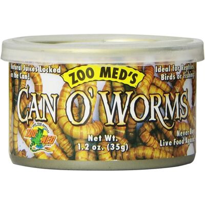Zoo Med Can O Worms - Nourriture pour Reptiles Zoo Med Can O Worms - Nourriture pour Reptiles