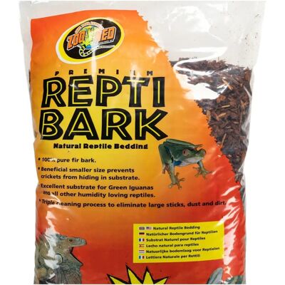 Zoo Med Repti Bark - Substrat Forestier Naturel 4,66kg - Publicité Zoo Med Repti Bark - Substrat Forestier Naturel 4,66kg - Publicité