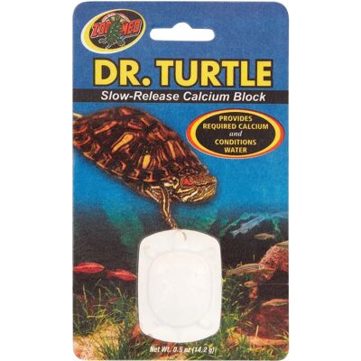 ZooMed Dr.Turtle Bloc de Calcium - Pour Tortues - Publicité ZooMed Dr.Turtle Bloc de Calcium - Pour Tortues - Publicité