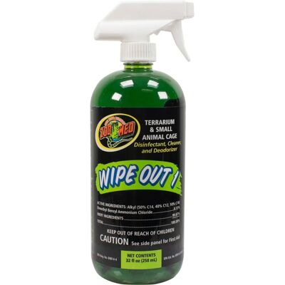 Zoo Med Wipe Out Disinfettante - Pulizia di Rettili e Terrari Zoo Med Wipe Out Disinfettante - Pulizia di Rettili e Terrari