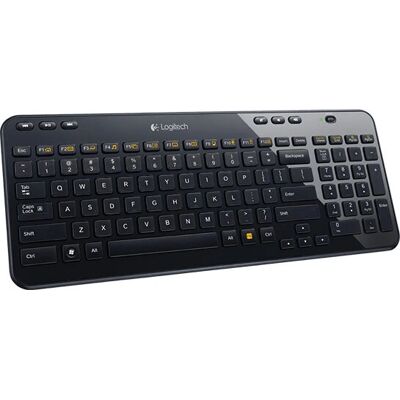 Logitech Wireless K360 Tastatur - Kompakt, Schwarz, RF Wireless Logitech Wireless K360 Tastatur - Kompakt, Schwarz, RF Wireless