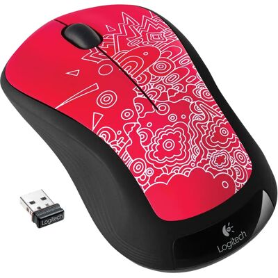 Logitech M310 Wireless Mouse - Red - Ergonomic, 12M Battery Logitech M310 Wireless Mouse - Red - Ergonomic, 12M Battery