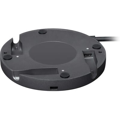 Logitech Rally Mic Pod Hub - Microphone Interface Adapter - Black Logitech Rally Mic Pod Hub - Microphone Interface Adapter - Black