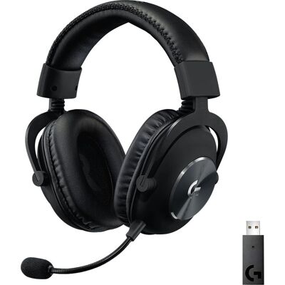 Logitech G PRO X trådløst LIGHTSPEED gaming-hodesett - Svart Logitech G PRO X trådløst LIGHTSPEED gaming-hodesett - Svart