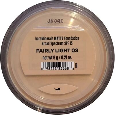 bareMinerals 03-fairly light Fondotinta opaco SPF15 bareMinerals 03-fairly light Fondotinta opaco SPF15