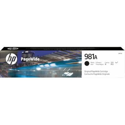 HP - 981A - Svart - PageWide - Bläckpatron HP - 981A - Svart - PageWide - Bläckpatron