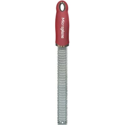 Microplane Premium Classic Serie Zester/Rasp - Rød - Sitrus, Ingefær, Muskatnøtt Microplane Premium Classic Serie Zester/Rasp - Rød - Sitrus, Ingefær, Muskatnøtt