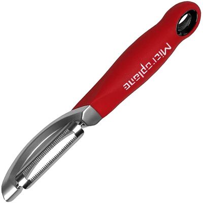 Microplane Czerwony Obierak - Warzywa i Owoce Microplane Czerwony Obierak - Warzywa i Owoce