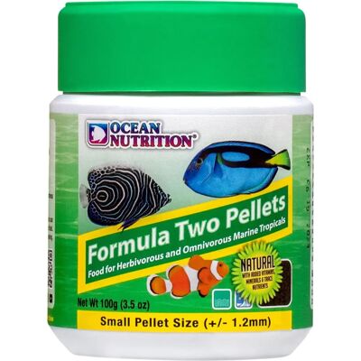 Ocean Nutrition Formula TVÅ Marine Pellet - Liten - Foder för växtätande fiskar Ocean Nutrition Formula TVÅ Marine Pellet - Liten - Foder för växtätande fiskar
