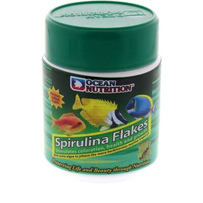 Ocean Nutrition Spirulina Flakes - Fiskfoder Ocean Nutrition Spirulina Flakes - Fiskfoder
