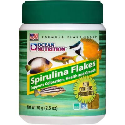 Ocean Nutrition Spirulina Flakes Fischfutter - Fischfutter Ocean Nutrition Spirulina Flakes Fischfutter - Fischfutter