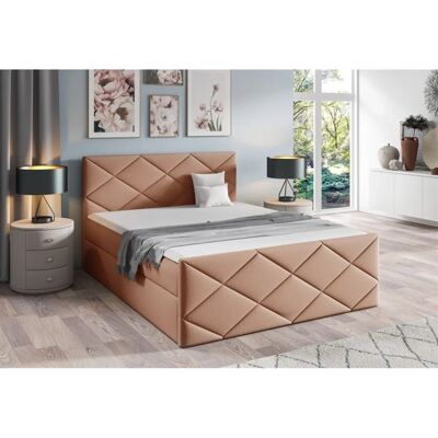 Fun Moebel KOSMOS 160x200 cm Apricot Boxspringbett Fun Moebel KOSMOS 160x200 cm Apricot Boxspringbett