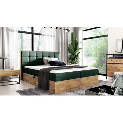 Fun Möbel - KALYPSO - Grün - 200x200 cm - Boxspringbett Fun Möbel - KALYPSO - Grün - 200x200 cm - Boxspringbett