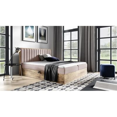 Fun Moebel - MARCOS - Altrosa - 140x200cm - Boxspringbett Fun Moebel - MARCOS - Altrosa - 140x200cm - Boxspringbett