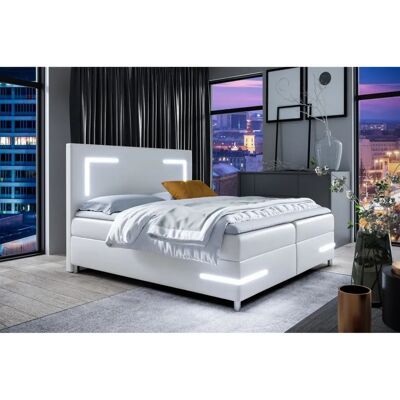 Fun Moebel - ARIANO - Weiss - 120x200cm - Boxspringbett Fun Moebel - ARIANO - Weiss - 120x200cm - Boxspringbett
