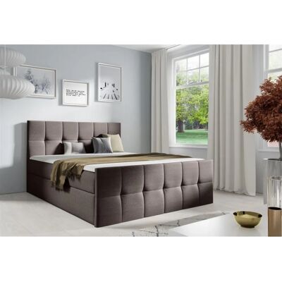 Fun Moebel - CARMEN LUX - Braun - 200x200cm - Boxspring bed Fun Moebel - CARMEN LUX - Braun - 200x200cm - Boxspring bed