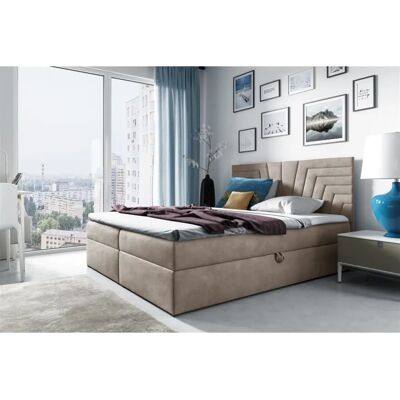 Fun Moebel - LAZARO Nr.4 - 120x200cm - Ecru - Boxspring bed Fun Moebel - LAZARO Nr.4 - 120x200cm - Ecru - Boxspring bed