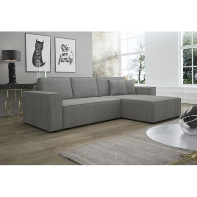 Fun Moebel - CONOR - Hellgrau - Sofa bed Fun Moebel - CONOR - Hellgrau - Sofa bed