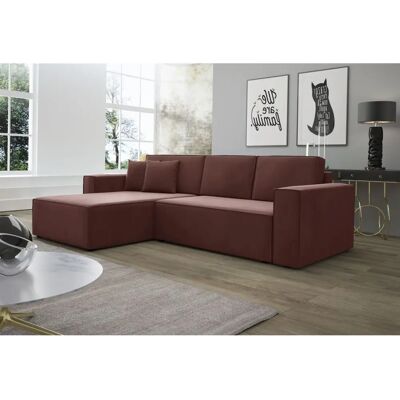 Fun Moebel - CONOR Kronos Altrosa - Ottomane Links - Sofa Fun Moebel - CONOR Kronos Altrosa - Ottomane Links - Sofa