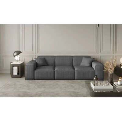Fun Moebel - CELES - Grau - Stoff Scala Sofa Fun Moebel - CELES - Grau - Stoff Scala Sofa