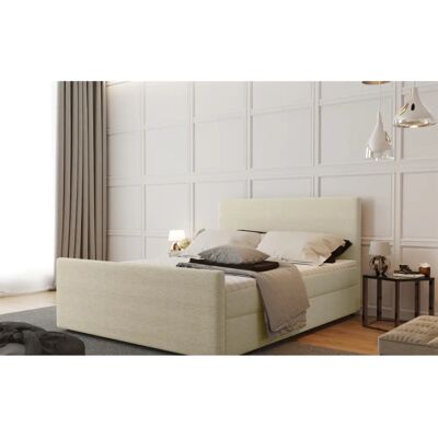 Fun Moebel - CARO - 120x220cm - Scala Creme - Boxspring bed Fun Moebel - CARO - 120x220cm - Scala Creme - Boxspring bed