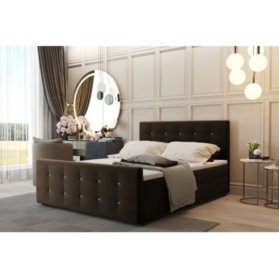 Fun Moebel - CARLOS - 180x220cm - Cosmic Braun - Boxspringbett Fun Moebel - CARLOS - 180x220cm - Cosmic Braun - Boxspringbett