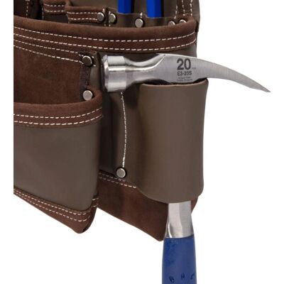 Ceinture à outils en cuir Estwing 14 pièces - Type d'outil - Publicité Ceinture à outils en cuir Estwing 14 pièces - Type d'outil - Publicité