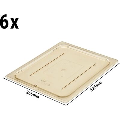 Cambro H-PAN Heat-Resistant GN 1/2 Lid - Food Storage Accessory Cambro H-PAN Heat-Resistant GN 1/2 Lid - Food Storage Accessory