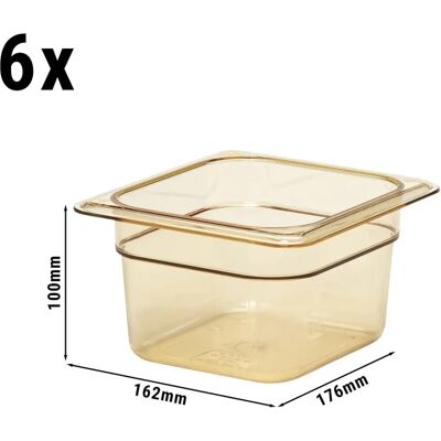 GGM Gastro - CAMBRO H-PAN Hittebestendige GN - Amber GGM Gastro - CAMBRO H-PAN Hittebestendige GN - Amber