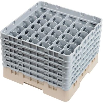 Cambro Camrack 36 Compartiments - Rangement à verres - Beige Cambro Camrack 36 Compartiments - Rangement à verres - Beige