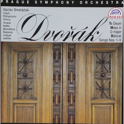 Supraphon Messe et Te Deum de Dvořák - CD Classique - Publicité Supraphon Messe et Te Deum de Dvořák - CD Classique - Publicité