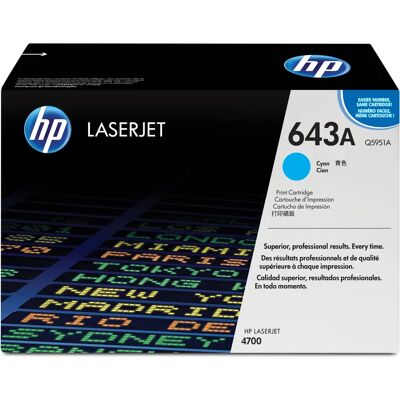 HP - Q5951A - Cyan - Color LaserJet 4700 - Tuneripatruuna HP - Q5951A - Cyan - Color LaserJet 4700 - Tuneripatruuna