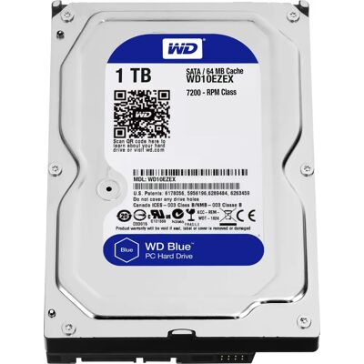 Disco Duro Interno Western Digital Blue 1TB - 7200 RPM, 64MB Caché Disco Duro Interno Western Digital Blue 1TB - 7200 RPM, 64MB Caché