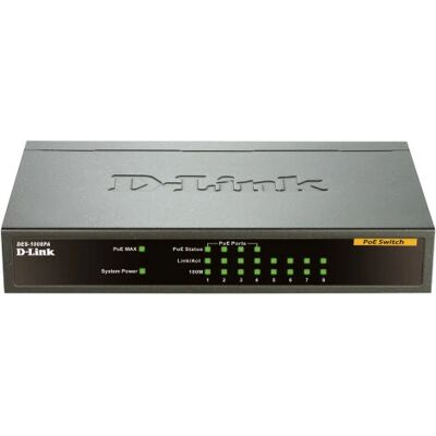 D-Link DES-1008PA Switch réseau PoE 8 ports - Switch réseau D-Link DES-1008PA Switch réseau PoE 8 ports - Switch réseau