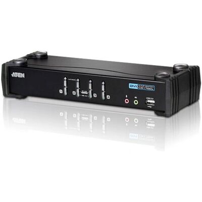 ATEN CS1764A - Commutateur KVM USB DVI-I - Noir ATEN CS1764A - Commutateur KVM USB DVI-I - Noir
