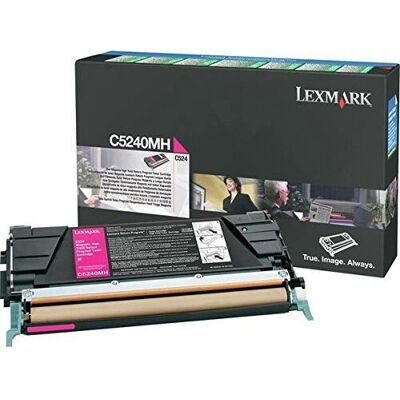 Lexmark - 00C5240MH - Magenta - Tonerpatrone Lexmark - 00C5240MH - Magenta - Tonerpatrone