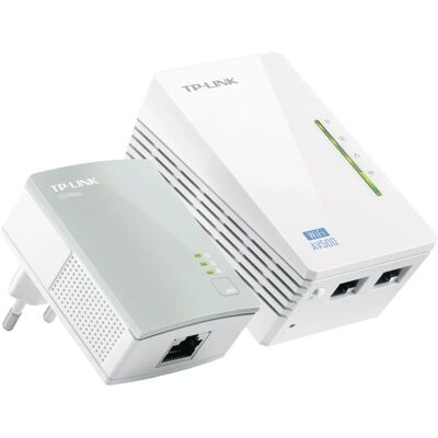 TP-Link TL-WPA4220 KIT PowerLine Ethernet WiFi - White TP-Link TL-WPA4220 KIT PowerLine Ethernet WiFi - White