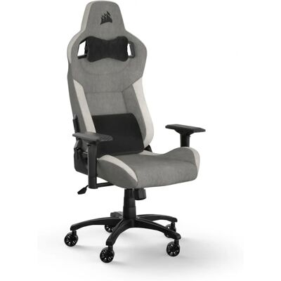 Corsair T3 RUSH Witte/Grauwe Gaming Stoel Corsair T3 RUSH Witte/Grauwe Gaming Stoel