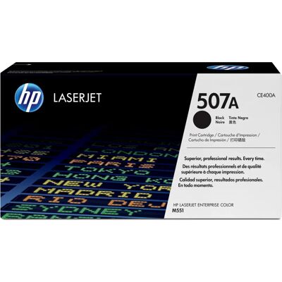 HP 507A Svart Original LaserJet toner - Tonerpatron HP 507A Svart Original LaserJet toner - Tonerpatron
