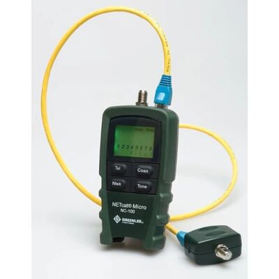 Greenlee NC-100 Probador de cables de red - Datos y Video Greenlee NC-100 Probador de cables de red - Datos y Video
