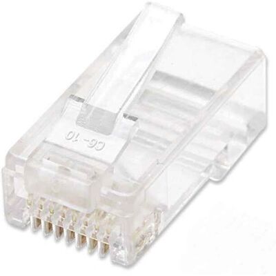 Intellinet 502399 Connettore RJ-45 Trasparente Intellinet 502399 Connettore RJ-45 Trasparente