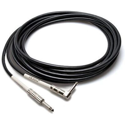 Câble audio Hosa GTR-210R - 3,04m, connecteur 6,35mm, connecteurs métalliques Câble audio Hosa GTR-210R - 3,04m, connecteur 6,35mm, connecteurs métalliques