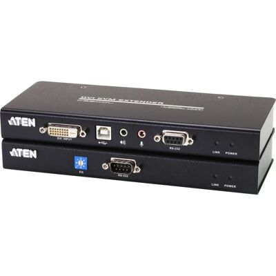 Extenseur de console Aten CE-600 - DVI, USB, Audio - 60m - Publicité Extenseur de console Aten CE-600 - DVI, USB, Audio - 60m - Publicité